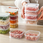 Multipurpose Sealed Frozen Meat Box Compartment Food Preservation Storage Box 3Pcs Set