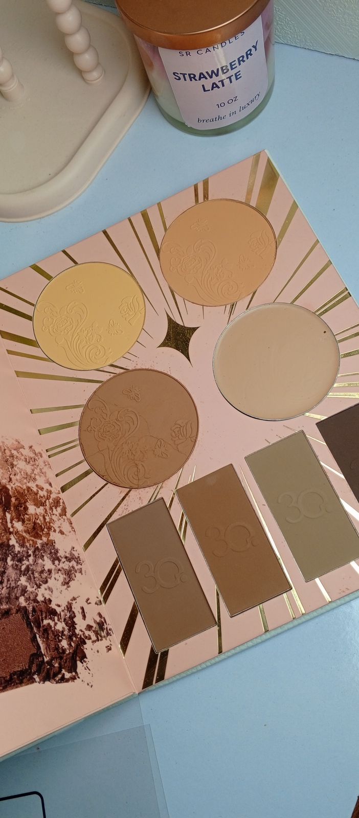 3Q Beauty 5 Fold Book Palette High Quality Pigmented