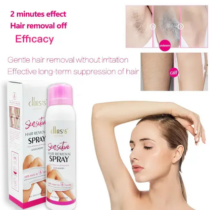 CHIRS'S Sensitive Hair Removal Spray Fast Effective & Painless For Legs & Body