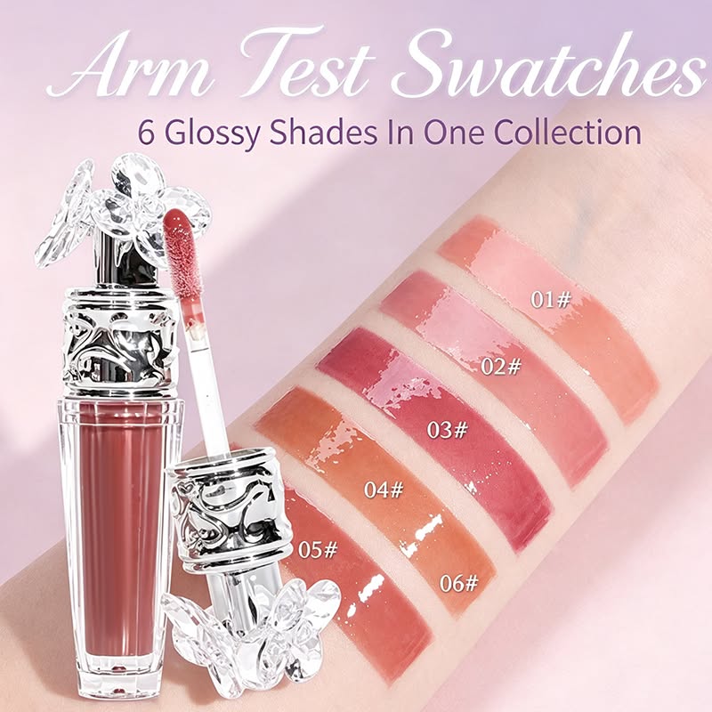 OLiBOLLA Crystal Charm Lip Tint – Pack of 6