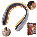 USB Rechargeable Portable Wearable Neck Electric Heater Neckband Warm Fan