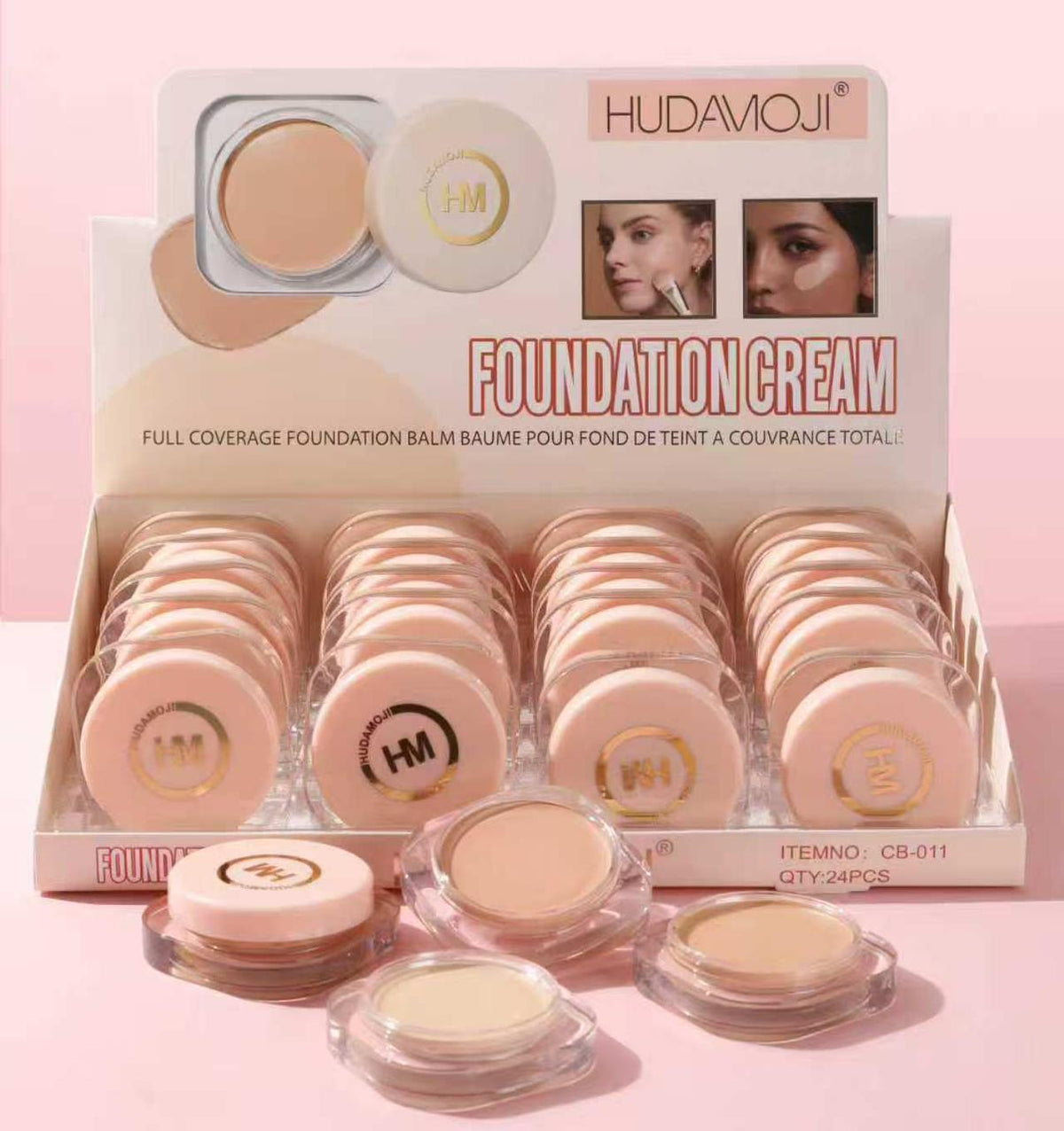 Hudamoji Full Coverage Foundation Cream