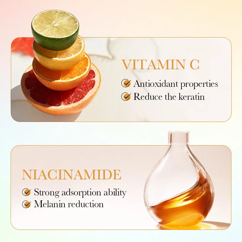 Sadoer Vitamin C Whitening Nourish Mild Exfoliating Spray Nicotinamide Whitening Serum