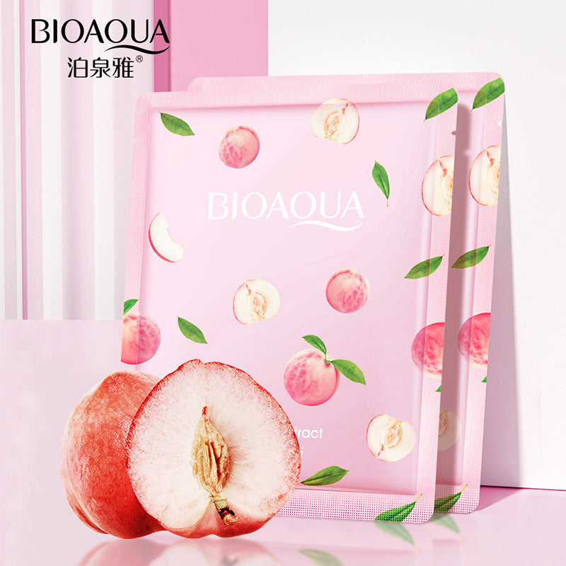 BIOAQUA Peach Extract Hexapeptide Facial Mask