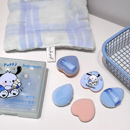 Kobeleen Finger Tip Make Up Puff 5 Pcs