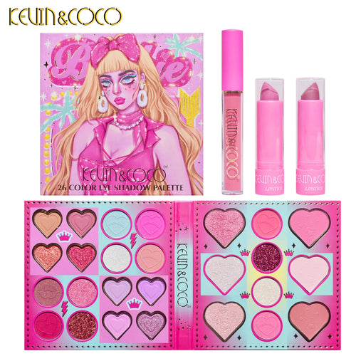 Kevin & Coco 26-Color Barbie Makeup Kit