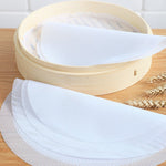 Round Steamer Mesh Pad for Buns Dumplings Dim Sum Pack Of 3