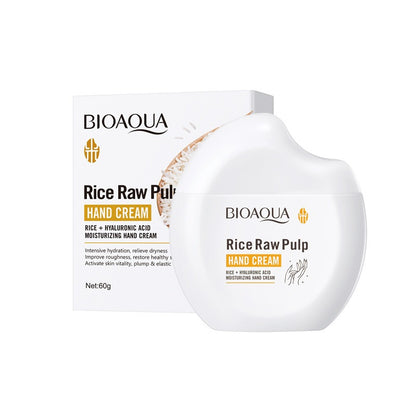 Bioaqua Rice Raw Pulp Hand Cream 60g
