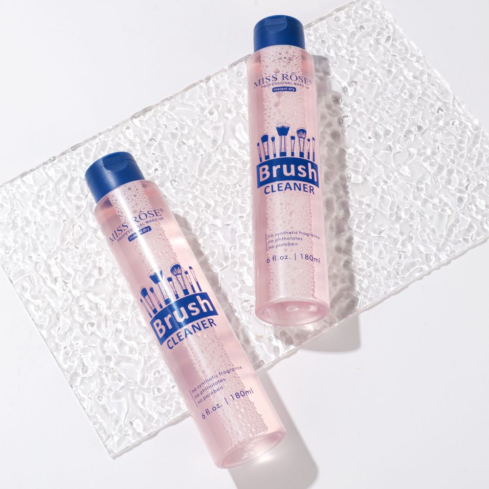 Miss Rose Brush And Puff Cleaner Instant Dry Brush Cleaner 180ml