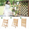 Multipurpose 3 Tier Foldable Wooden Flower Plant Pots Rack Stand Ladder Shelf