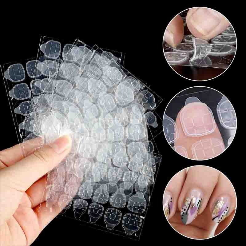 Kiss Lovely Nail Jelly Glue Stickers 10Pcs Set