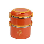 Stainless Steel Round Portable Multilayer Warm Lunch Box