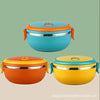 Stainless Steel Round Portable Multilayer Warm Lunch Box