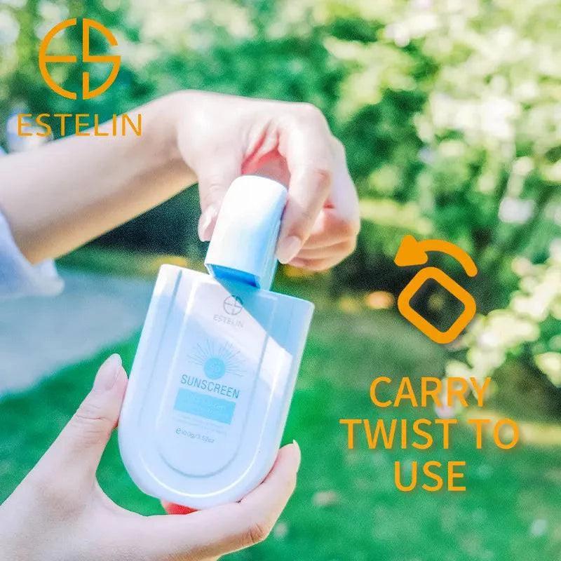 Estelin Sunscreen Ultra-Light Hydrating Invisible SPF 80 PA+++ 100G