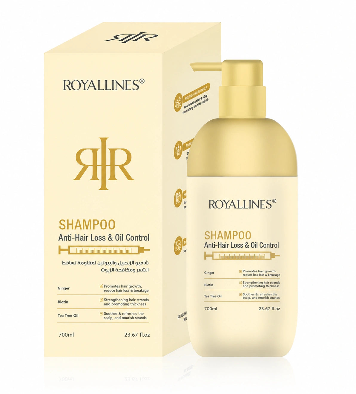 Royallines Anti-Hair Loss & Oil Control Shampoo 700ml