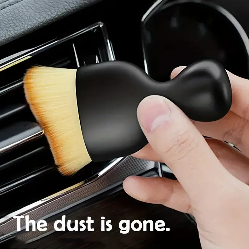 Multipurpose Car Interior Cleaning Brush Soft Bristle Dust Removal Tool