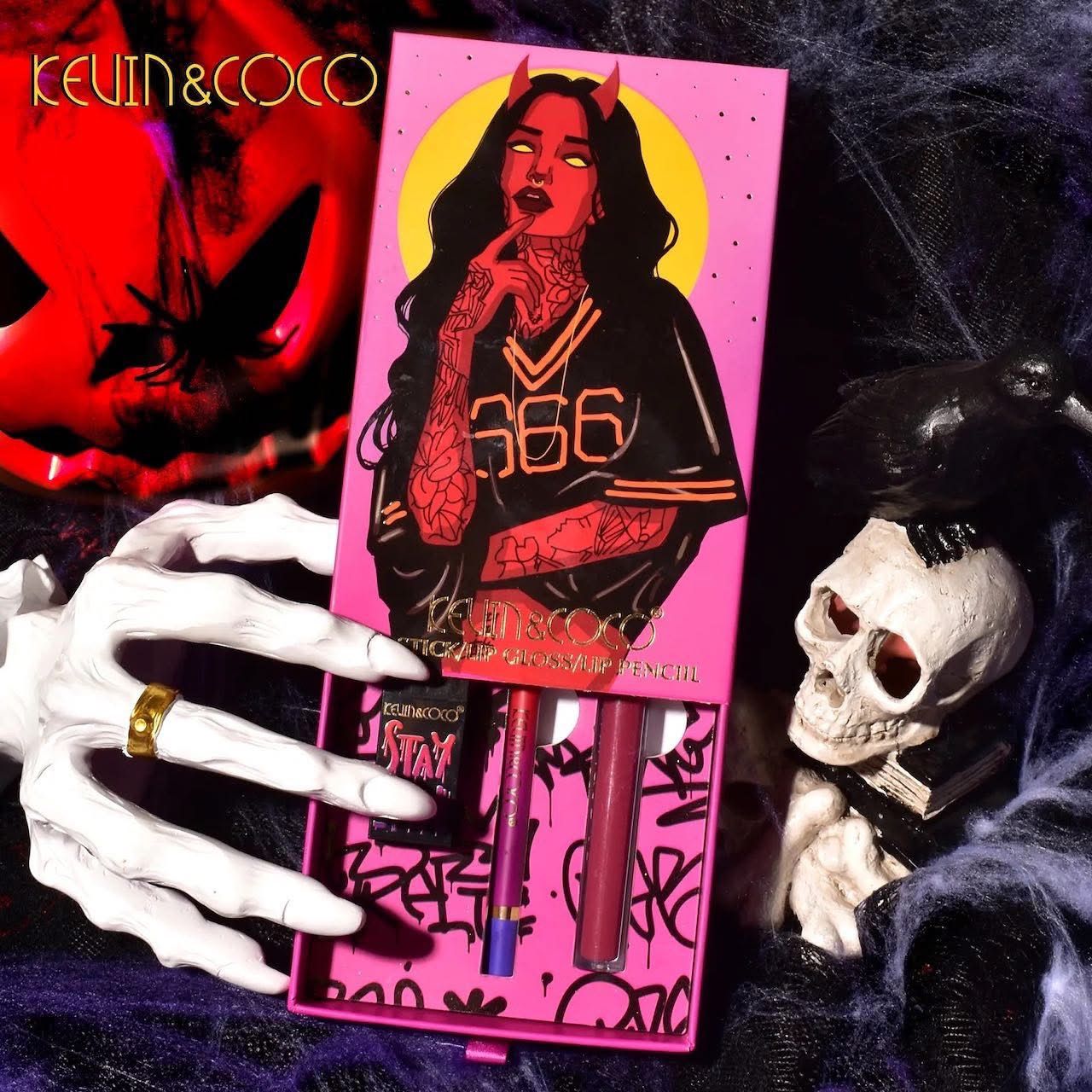 Kevin & Coco Lip Gloss & Lip Pencil Set