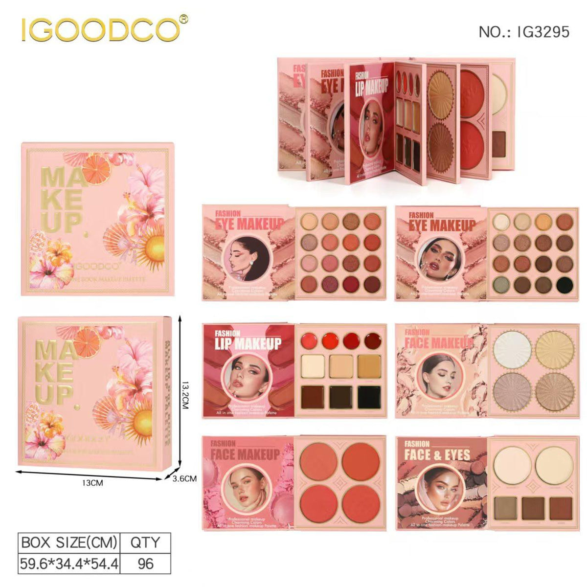 IGOODCO 6-Fold All-in-One Makeup Book Palette