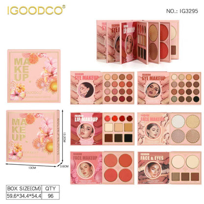 IGOODCO 6-Fold All-in-One Makeup Book Palette