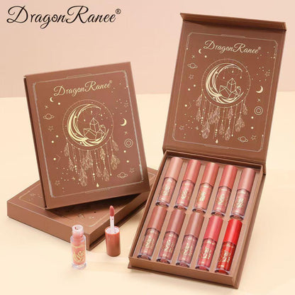 Dragon Ranee Cherry Matte Lipgloss 12Pcs Set