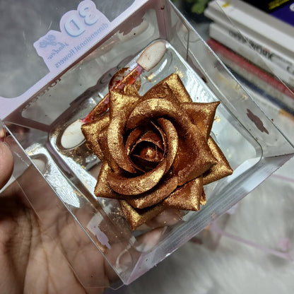 Loleeta 3D Three-dimensional Rose Highlighter + Eye Shadow Powder Easy Coloring Highlight Powder Face Contour Makeup