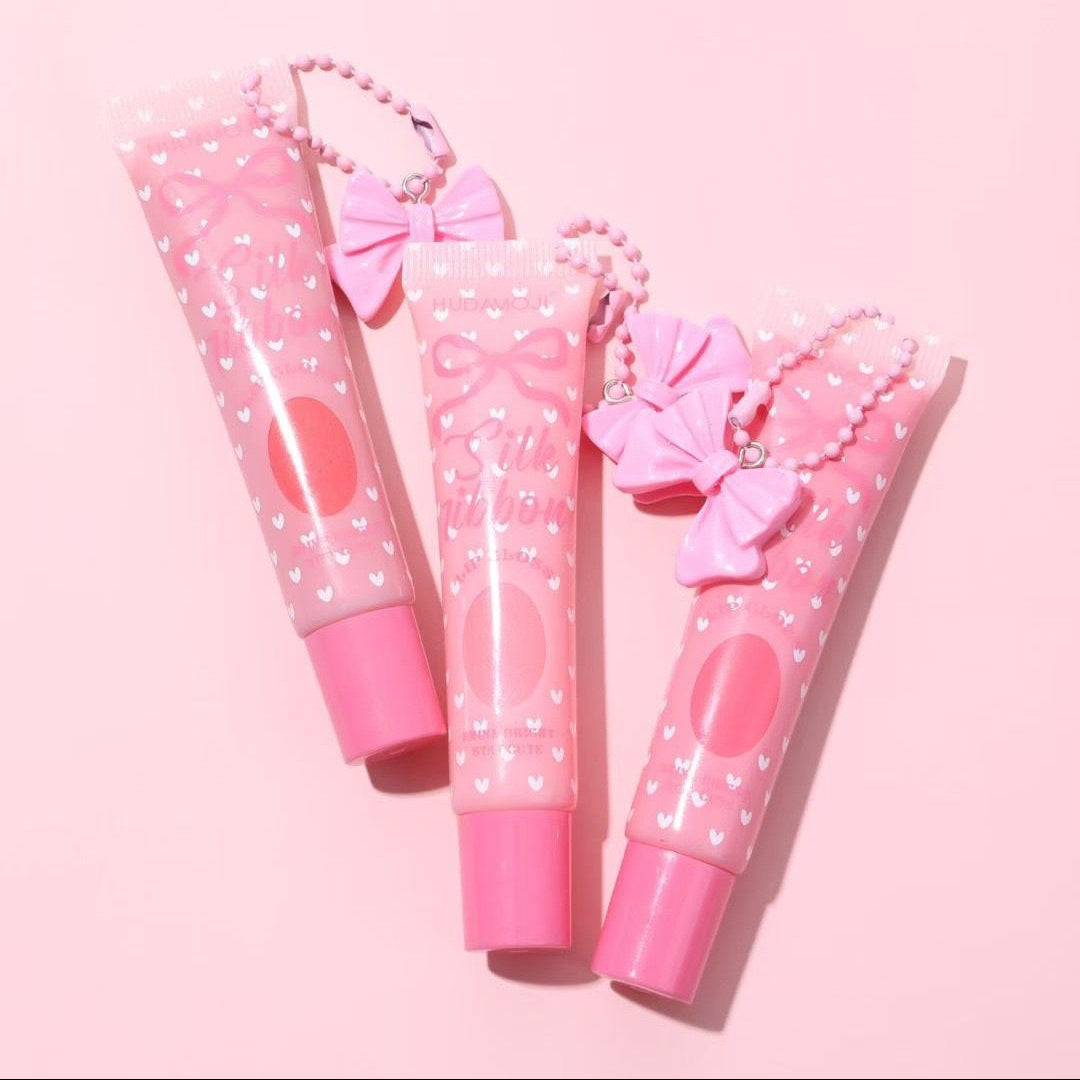 Hudamoji Silk Ribbon Shine Lip Gloss Pack of 6