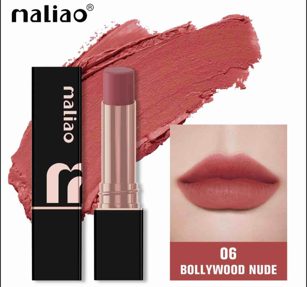 Maliao Super Non Transfer Lipstick Long Lasting Matte Finish Smudge-Proof Formula