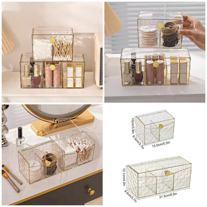 Multipurpose Luxury Acrylic Dustproof Makeup Cosmetic Organizer