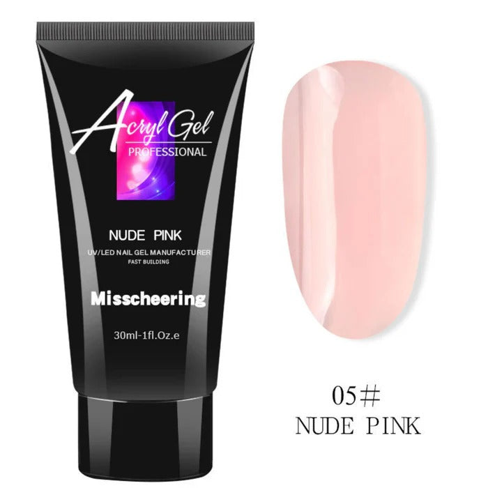 Acryl Gel Professional Misscheering Poly Nail Gel Color 05 Nude Pink