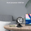 Portable USB Mini Desk Flip Fan 360° Fan Cooler