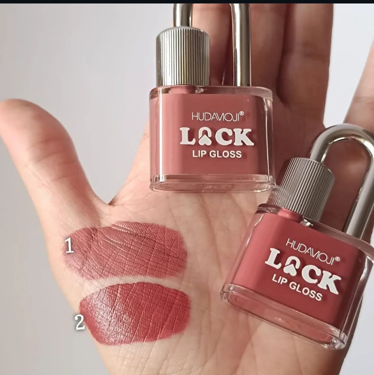 Hudamoji 6pcs Lock Lip Gloss