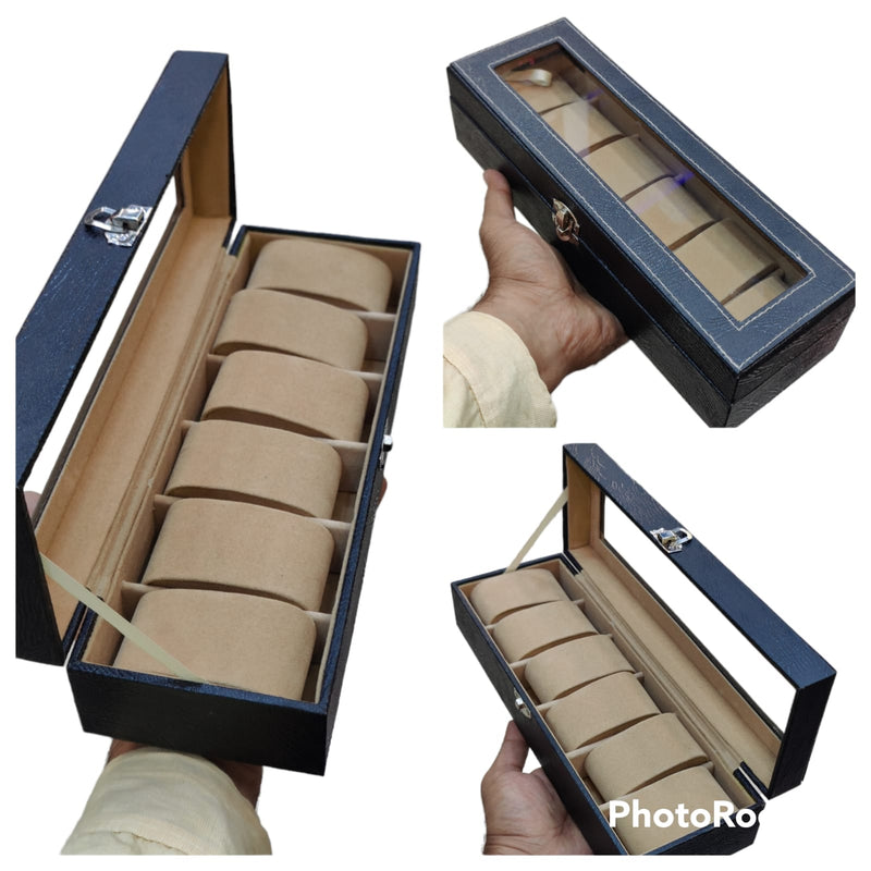 Watches Box PU Leather Watches Storage Box