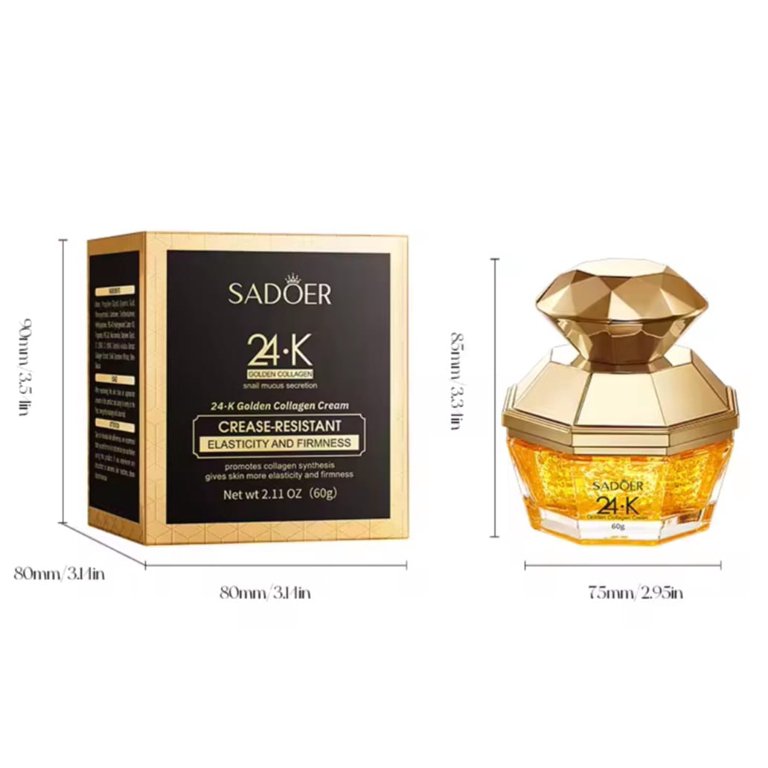Sadoer 24K Gold Collagen Anti-Aging Face Cream 60g