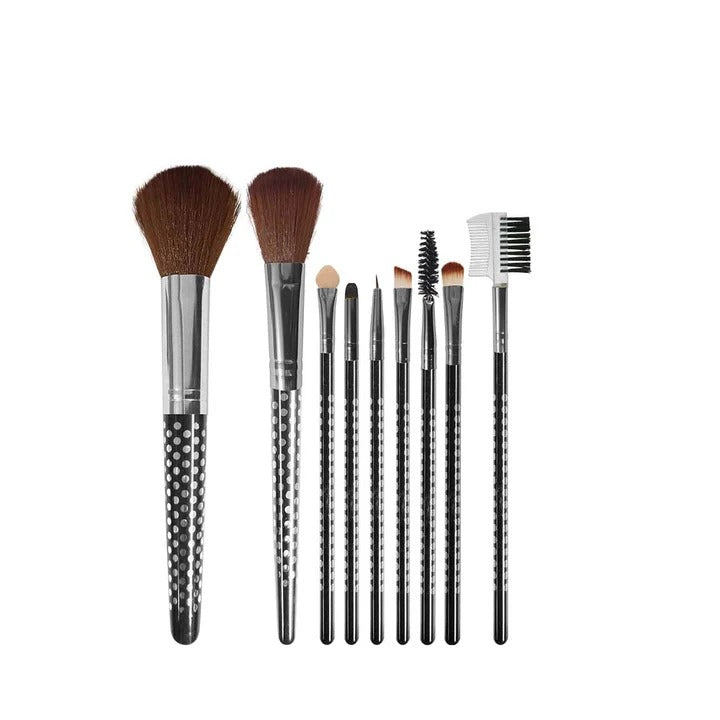 Glamorous Face 8 Pieces Brush Set With Ring Stand