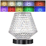 USB LED Crystal Touch Acrylic Lamp Bedside Night Light