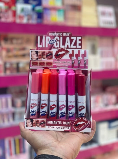 Romantic Rain Kiss! Peel-Off Lip Tint Pack of 6