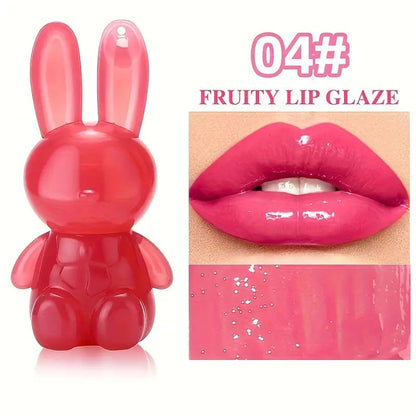Miss Lara 6 Colors Rabbit Glossy Lip Gloss & Moisturizer