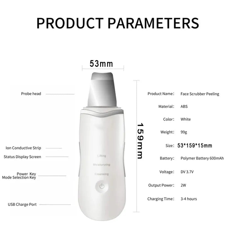 Shovel facial Skin Scrubber Machine