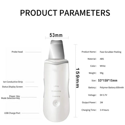 Shovel facial Skin Scrubber Machine