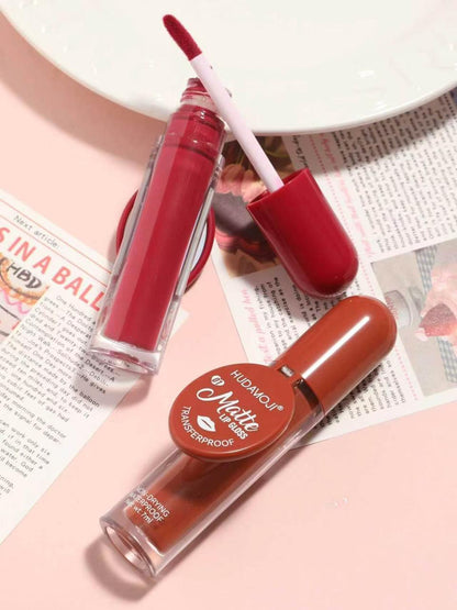 Hudamoji Matte Transferproof Lip Gloss Pack of 6