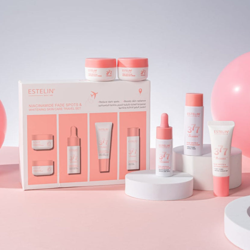ESTELIN  WHITENING FADE SPOTS & WHITENING SKIN CARE TRAVEL SET