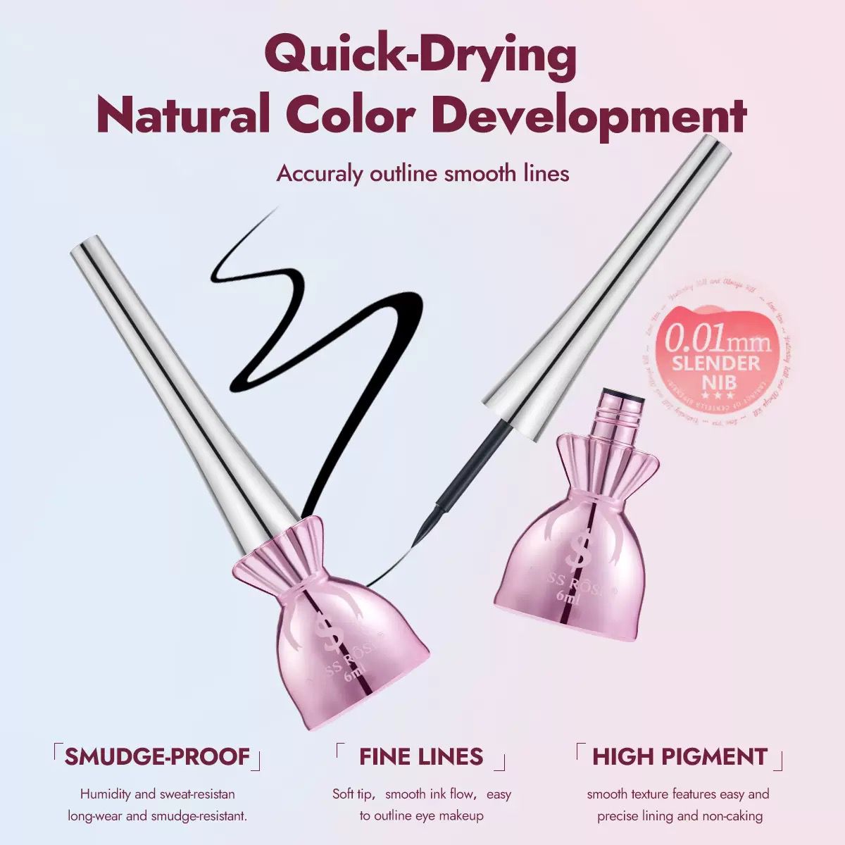 Miss Rose Dollee Eyeliner Waterproof