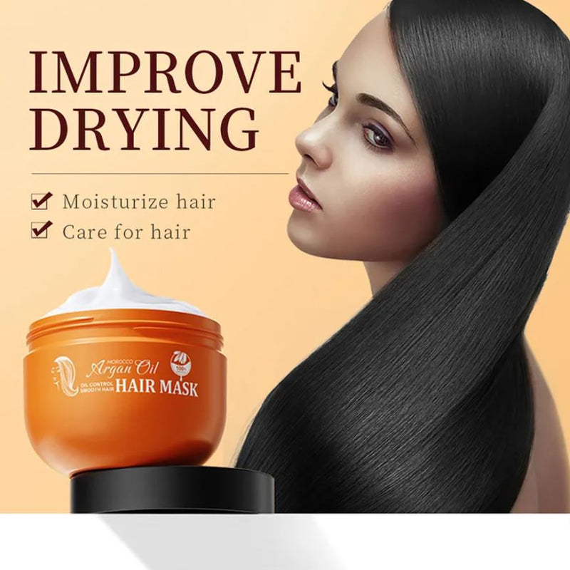 SADOER Argan Oil Of Morocco Anti Hair Loss Oil Control Conditioning Moisturizing Hair Mask 500g