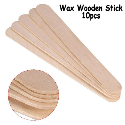 Wax Wooden Stick 10Pcs Set