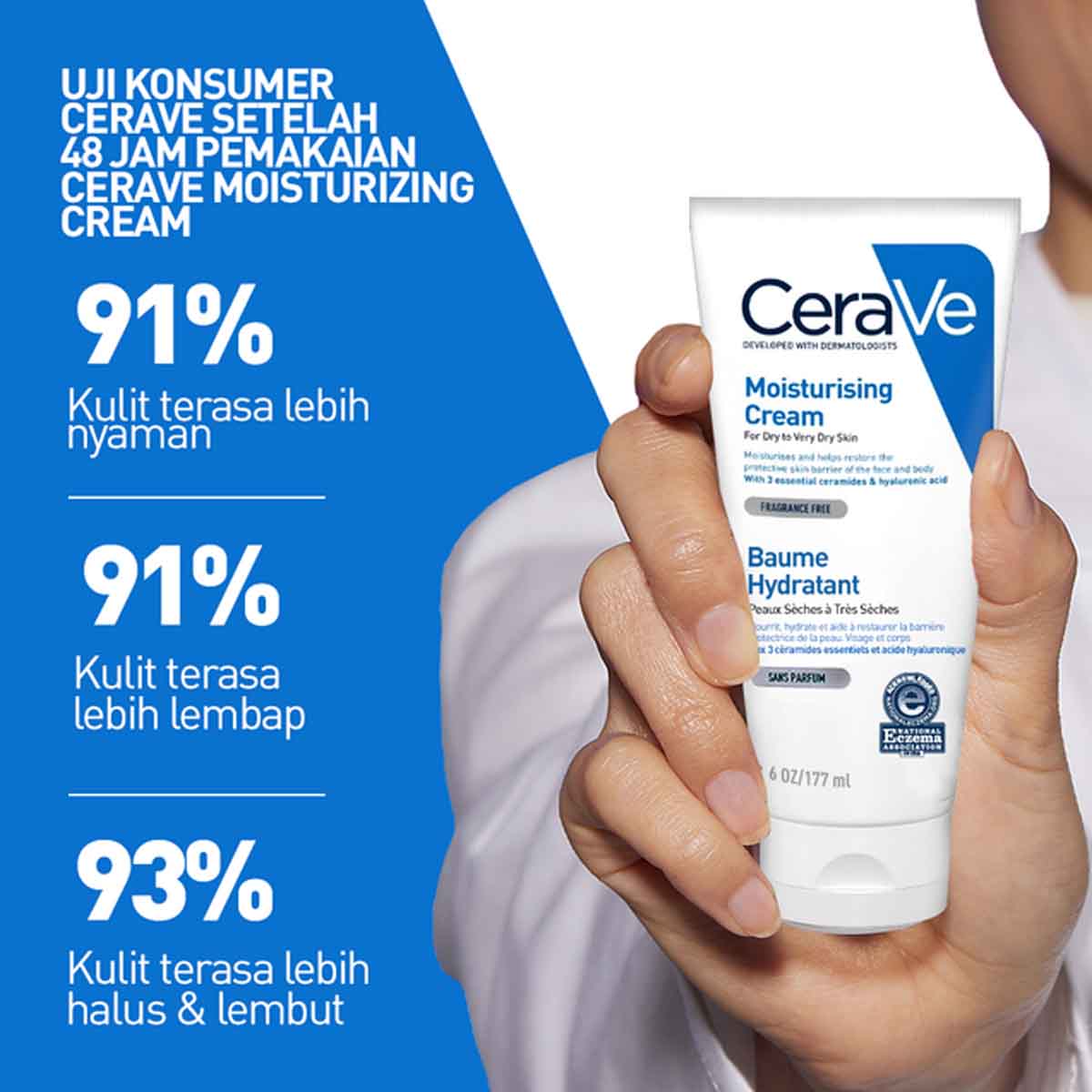 CERAVE	MOISTURISIG CREAM TUBE 177ML
