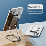 360 Rotation Foldable Phone Ring Holder Multi Angle Viewing, Portable Desk Stand For Smartphone