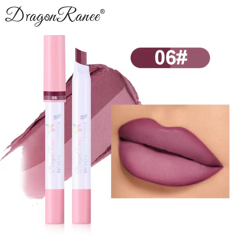Dragon Ranee 6-Color Two-Tone Matte Lipstick Pen