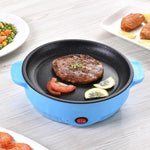 Electric Frying Pan Non Stick Grill Pan Smokeless Cooking Pan