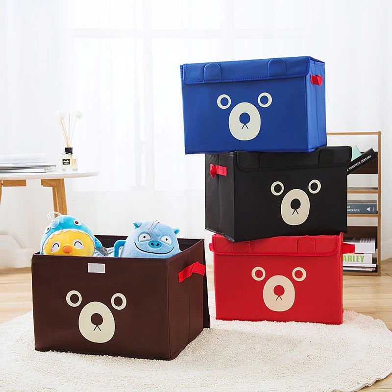 Oxford Clothes Storage Box For Organizer Toys Square Foldable Storage Boxes