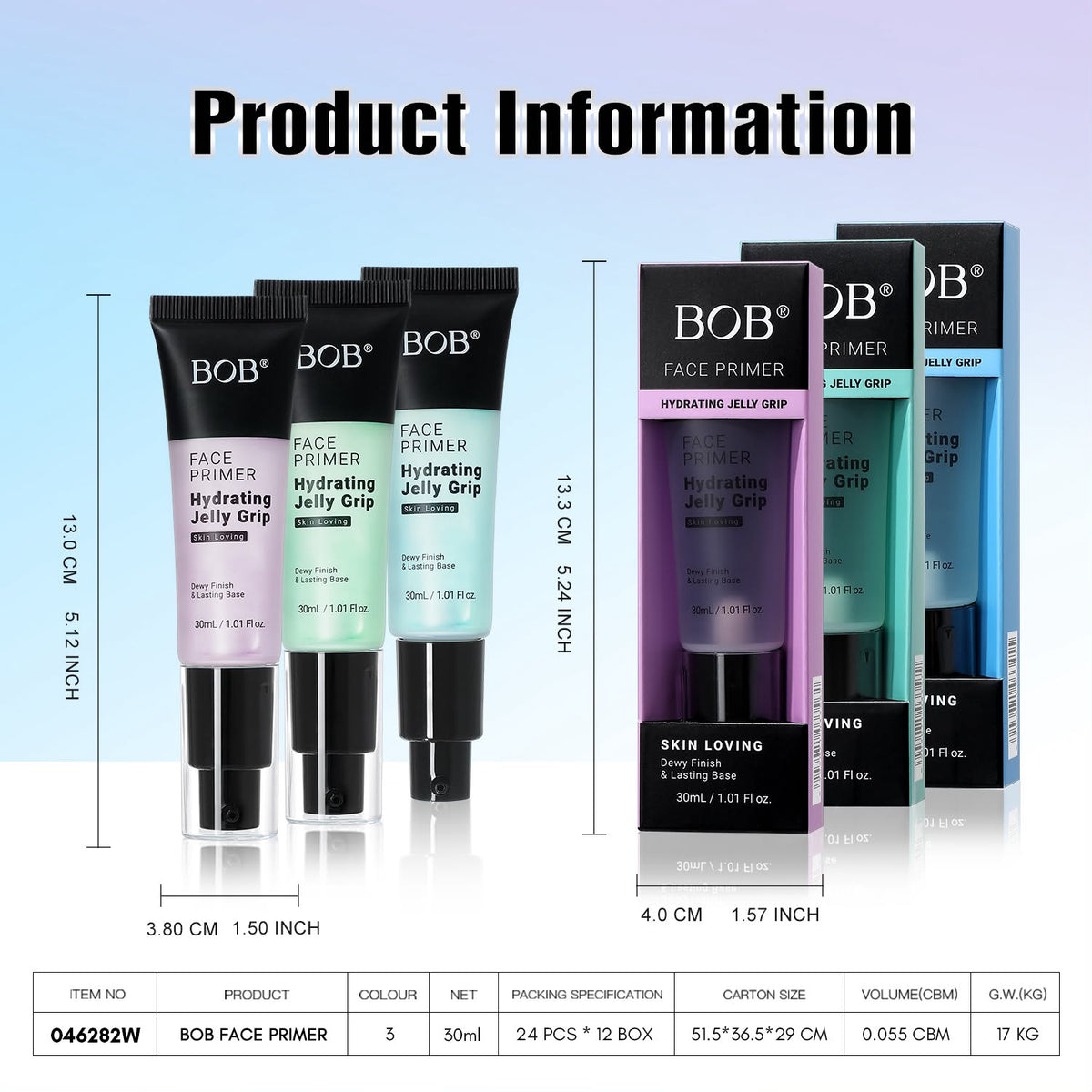 BOB Hydrating Jelly Grip Makeup Primer 30ml